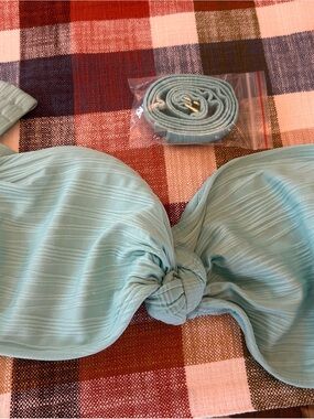 Shade & Shore Light Aqua Bikini top